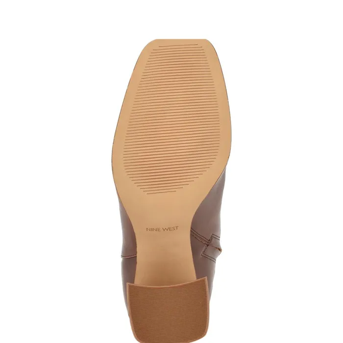Temas Dress Boots Dark Natural Women Nine West Boots and Booties Temas Dress Boots Dark Natural Women Nine West Boots and Booties