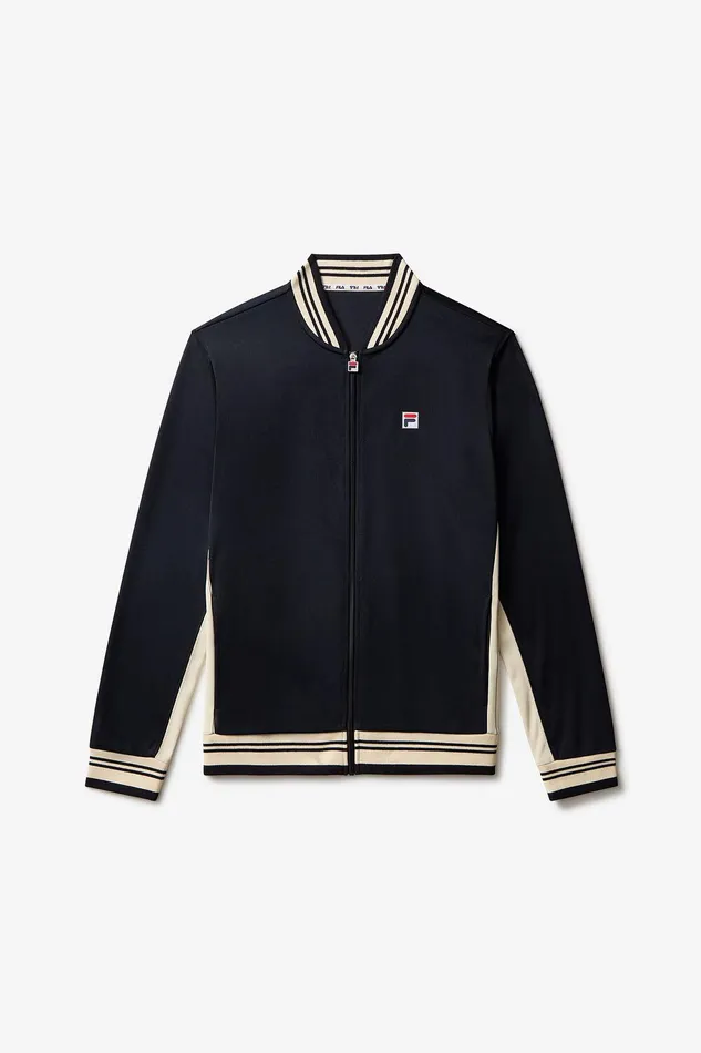 Tennis Men Fila Performance Iconic Settanta Jacket 978 Blackangora