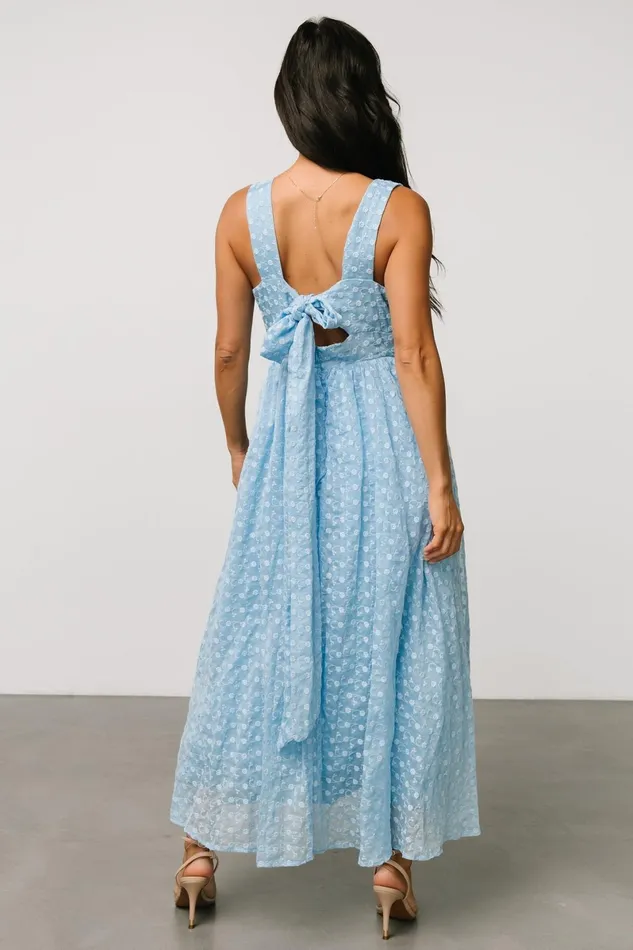 Thalia Embroidered Tank Midi Dress Blue Women Baltic Born Tulle Styles Thalia Embroidered Tank Midi Dress Blue Women Baltic Born Tulle Styles