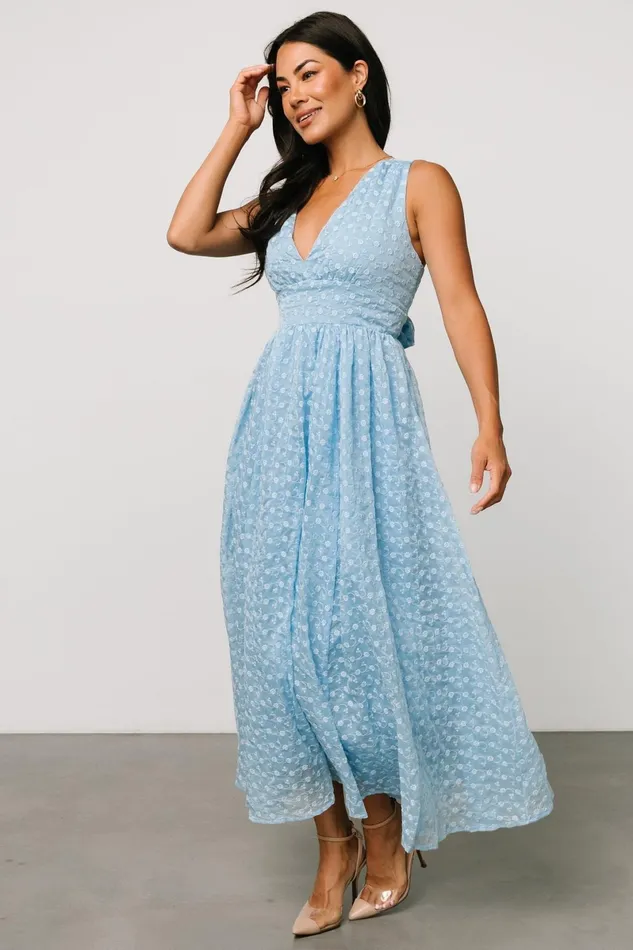 Thalia Embroidered Tank Midi Dress Blue Women Baltic Born Tulle Styles Thalia Embroidered Tank Midi Dress Blue Women Baltic Born Tulle Styles