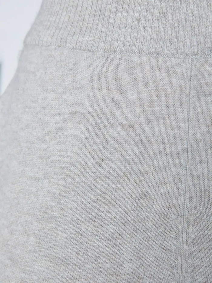 The Andre Luxe Cashmere Pant Light Chia Melange Women Brochu Walker Bottoms