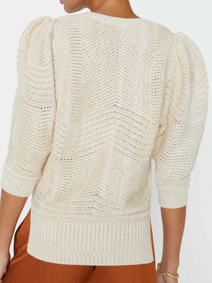 The Arya Vee Sweater Havana Marl Women Brochu Walker Sweaters