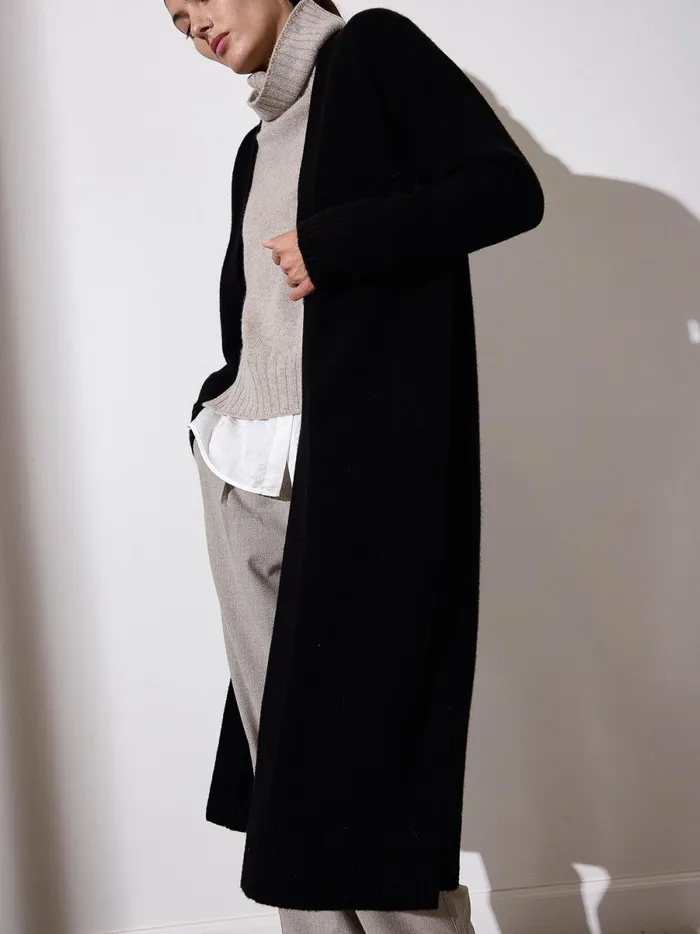 The Haim Duster Cardigan Black Onyx Women Brochu Walker Cardigans