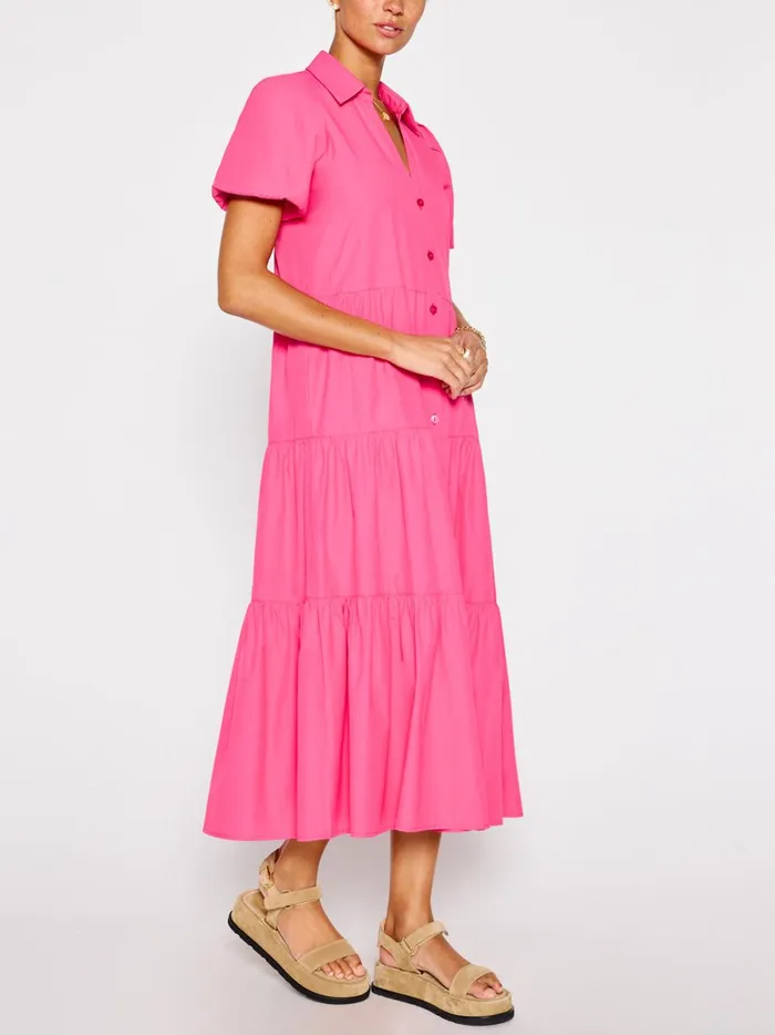 The Havana Dress Hot Pink Women Brochu Walker Dresses