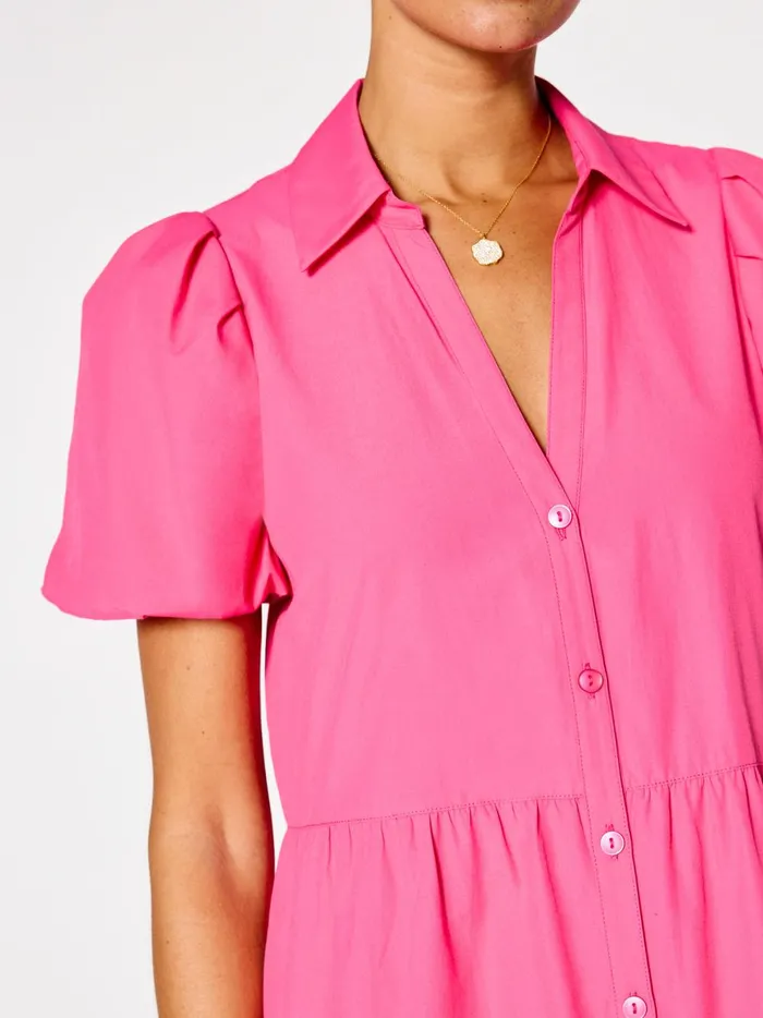 The Havana Dress Hot Pink Women Brochu Walker Dresses