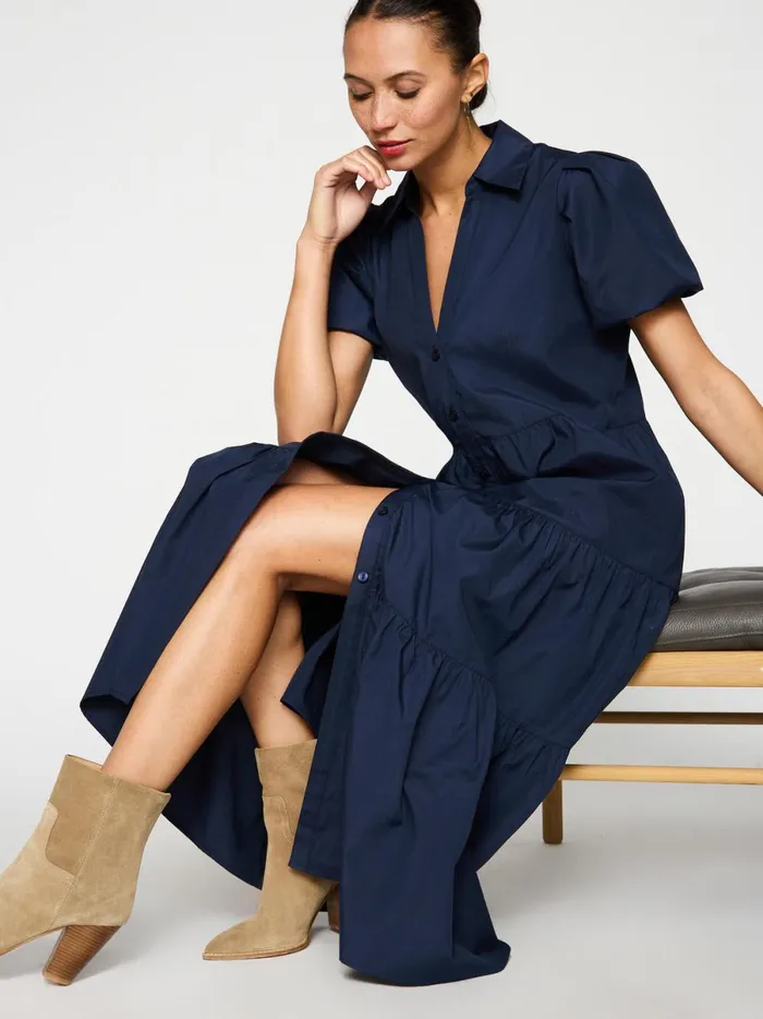 The Havana Dress Navy Women Brochu Walker Dresses
