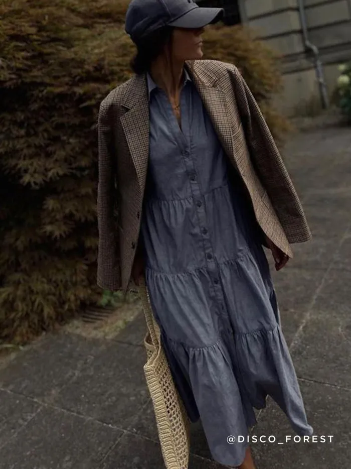 The Havana Dress Washed Slate Women Brochu Walker Dresses