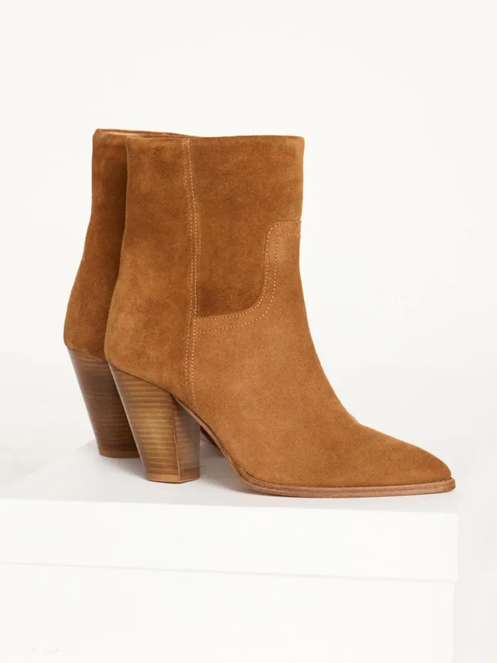The Marfa Suede Ankle Boot Whiskey Women Brochu Walker Shoes