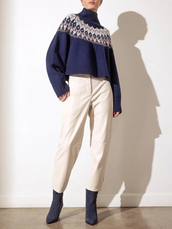 The Odessa Fairisle Sweater Atlas Combo Women Brochu Walker Sweaters