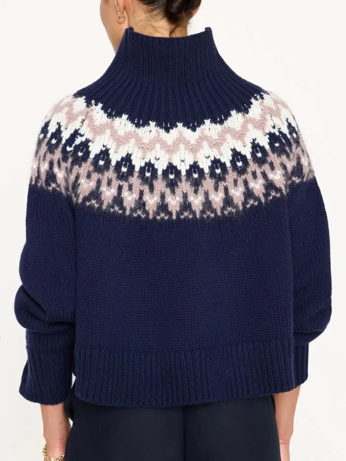 The Odessa Fairisle Sweater Atlas Combo Women Brochu Walker Sweaters