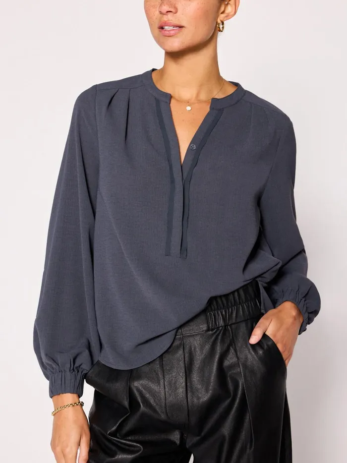 The Phoebe Blouse Slate Women Brochu Walker Tops
