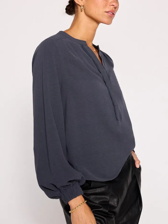 The Phoebe Blouse Slate Women Brochu Walker Tops