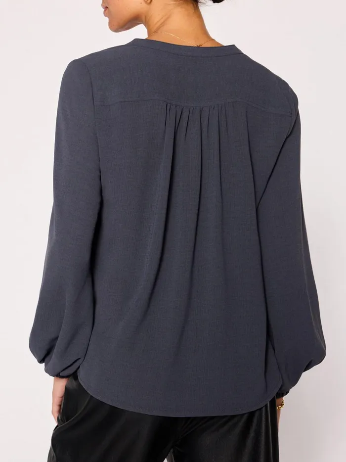 The Phoebe Blouse Slate Women Brochu Walker Tops