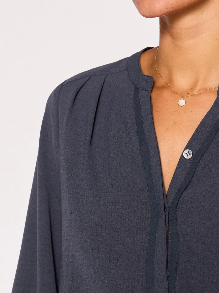 The Phoebe Blouse Slate Women Brochu Walker Tops