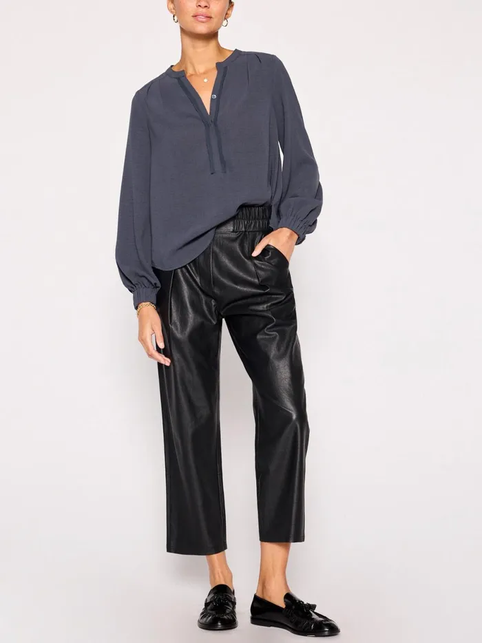 The Phoebe Blouse Slate Women Brochu Walker Tops