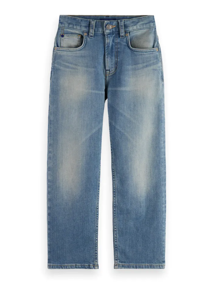 THE PITCH LOOSE JEANS 8211 FULL THROTTLE LIGHT Full Throttle Light Kids Scotch and Soda Jeans