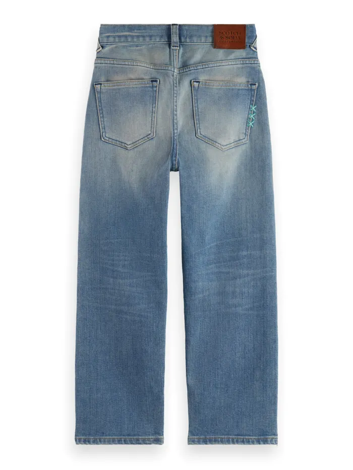 THE PITCH LOOSE JEANS 8211 FULL THROTTLE LIGHT Full Throttle Light Kids Scotch and Soda Jeans THE PITCH LOOSE JEANS 8211 FULL THROTTLE LIGHT Full Throttle Light Kids Scotch and Soda Jeans