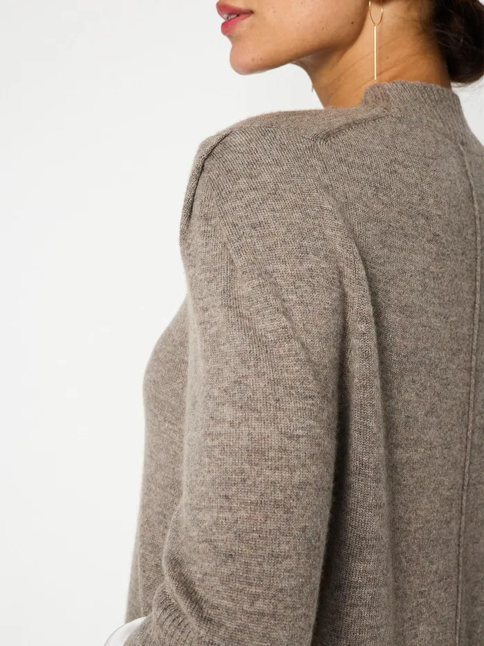 The Stella Looker Otter Mlange W White Women Brochu Walker Looker Sweaters