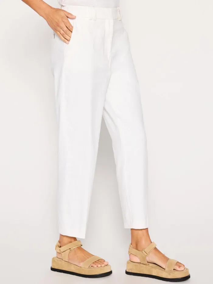 The Talia Pant Salt White Women Brochu Walker Bottoms