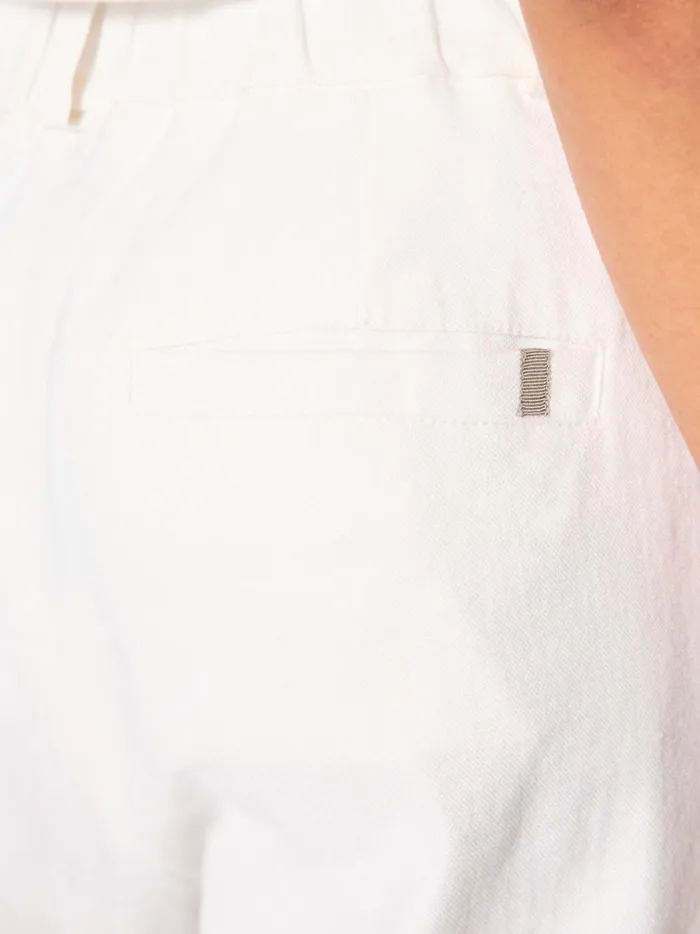 The Talia Pant Salt White Women Brochu Walker Bottoms