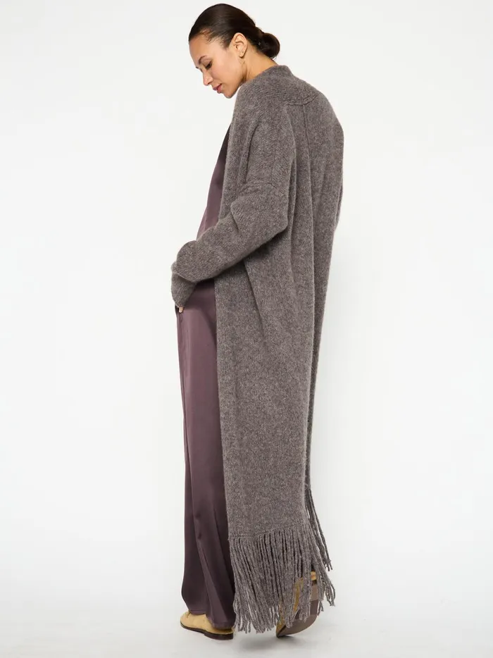 The Thela Duster Melange Musk Women Brochu Walker Cardigans