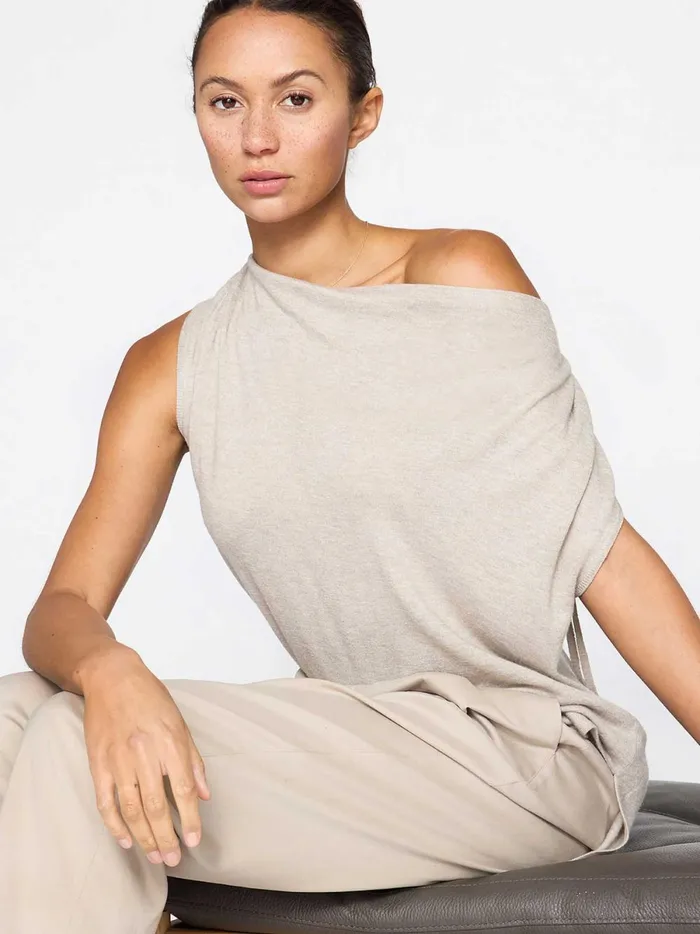 The Vos Top Light Chia Melange Women Brochu Walker Tops
