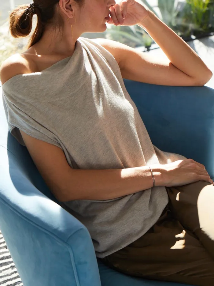 The Vos Top Light Chia Melange Women Brochu Walker Tops