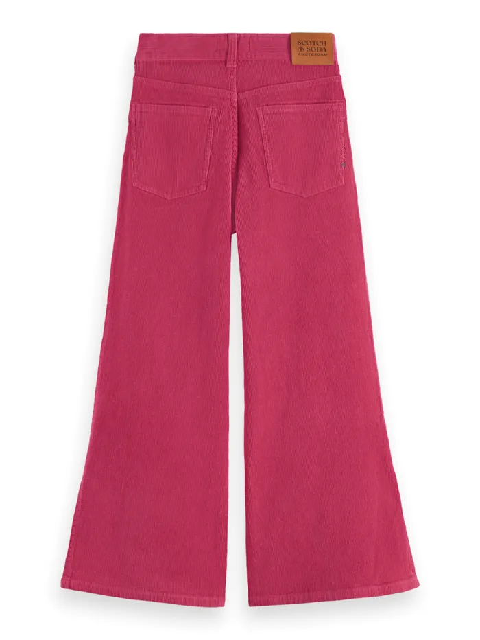 THE WAVE WIDE LEG JEANS 8211 CORDUROY Pine Green Kids Scotch and Soda Jeans