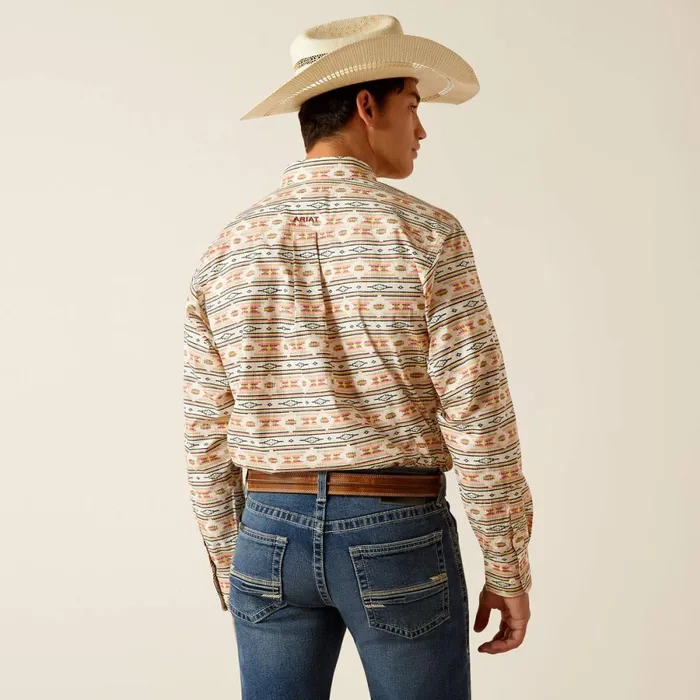 Timothy Classic Fit Shirt Apricot Blush Men Ariat Button Down Shirts Timothy Classic Fit Shirt Apricot Blush Men Ariat Button Down Shirts