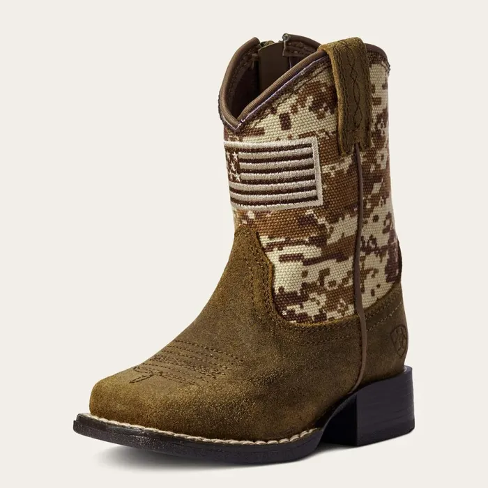 Toddler Lil039 Stompers Dallas Boot Brown Kids Ariat Toddler Footwear