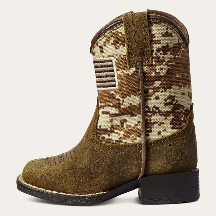 Toddler Lil039 Stompers Dallas Boot Brown Kids Ariat Toddler Footwear