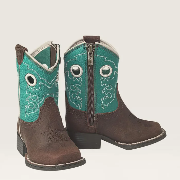 Toddler Lil Stompers Crossfire Boot Brown Kids Ariat Toddler Footwear