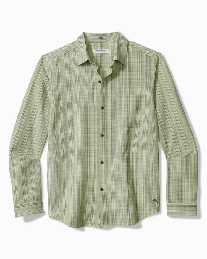 Tommy Bahama Big and Tall Bahama Coast Sandbar Stripe IslandZone LongSleeve Shirt Baby Fern Big and Tall Shirts Tommy Bahama Big and Tall Bahama Coast Sandbar Stripe IslandZone LongSleeve Shirt Baby Fern Big and Tall Shirts