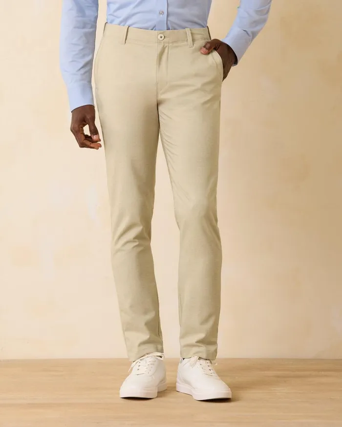 Tommy Bahama Big and Tall On Par IslandZone FlatFront Pants Chino Big and Tall Pants and Chinos