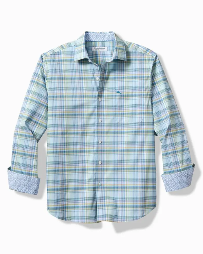 Tommy Bahama Big and Tall Sarasota Stretch Chablis Check IslandZone Shirt Heavenly Peace Big and Tall Shirts Tommy Bahama Big and Tall Sarasota Stretch Chablis Check IslandZone Shirt Heavenly Peace Big and Tall Shirts
