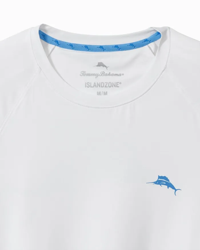 Tommy Bahama Chill Time Surf IslandZone ShortSleeve Rash Guard White Men TShirts Tommy Bahama Chill Time Surf IslandZone ShortSleeve Rash Guard White Men TShirts