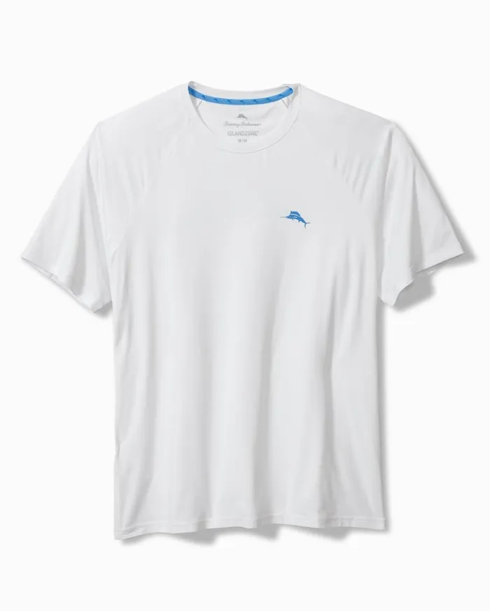 Tommy Bahama Chill Time Surf IslandZone ShortSleeve Rash Guard White Men TShirts Tommy Bahama Chill Time Surf IslandZone ShortSleeve Rash Guard White Men TShirts