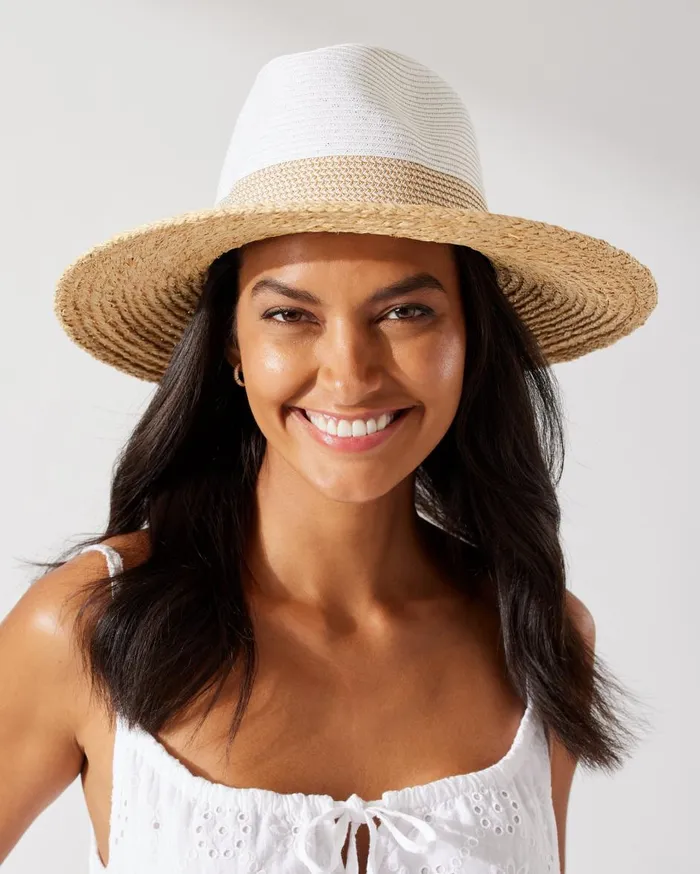 Tommy Bahama Classic Packable Hat With Fringe Toasted Tan Women Hats and Caps Tommy Bahama Classic Packable Hat With Fringe Toasted Tan Women Hats and Caps