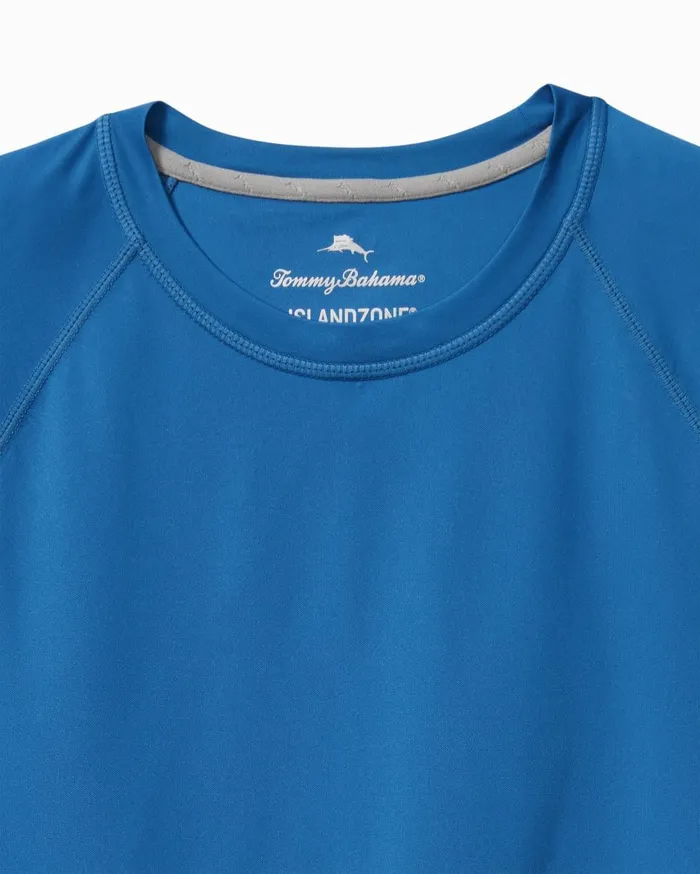 Tommy Bahama Desert Vista IslandZone Rash Guard Pure Coral Men Swim and Boardshorts Tommy Bahama Desert Vista IslandZone Rash Guard Pure Coral Men Swim and Boardshorts