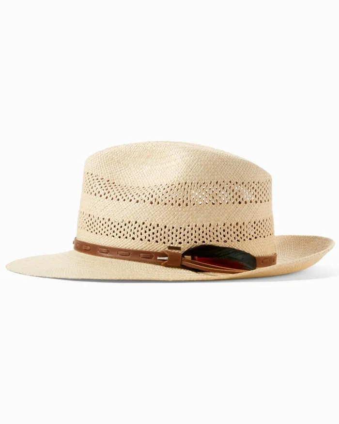 Tommy Bahama Keats Panama Hat Natural MenBig and Tall Hats and Caps