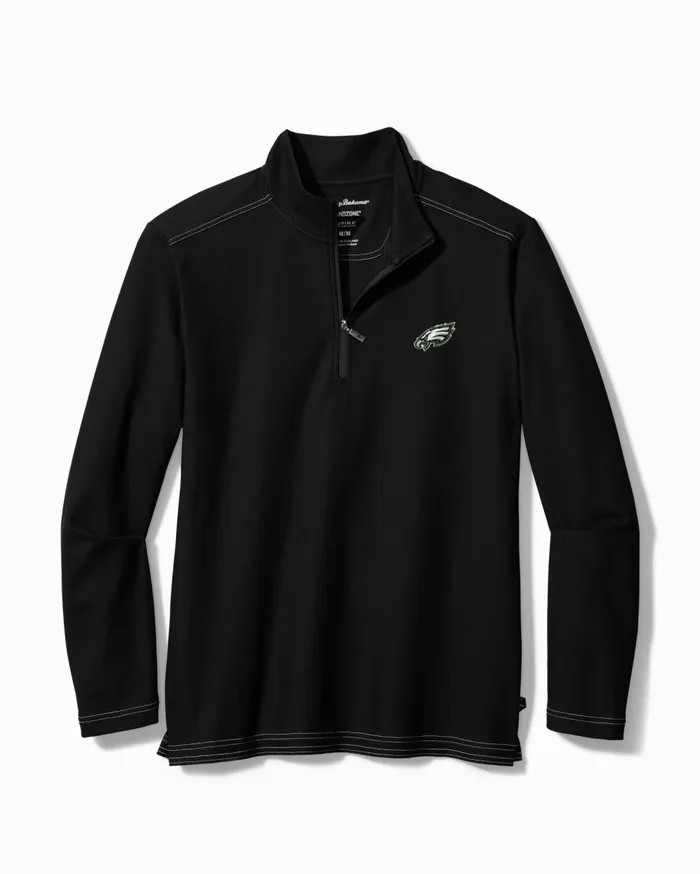 Tommy Bahama NFL Emfielder HalfZip Sweatshirt Philadelphiaeagles Men Sweatshirts