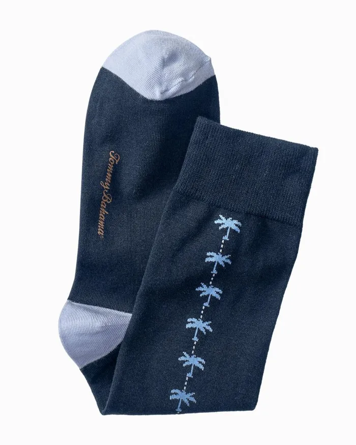 Tommy Bahama Ribbed Crew Socks Stone Heather MenBig and Tall Socks