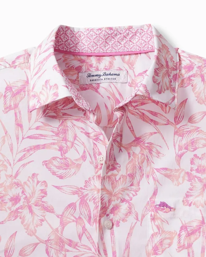 Tommy Bahama Sarasota Stretch Iris Vines IslandZone Shirt White Men Shirts Tommy Bahama Sarasota Stretch Iris Vines IslandZone Shirt White Men Shirts