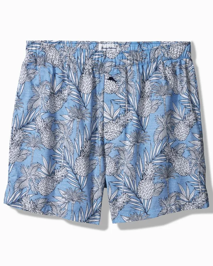 Tommy Bahama Seersucker Boxers Peacoat MenBig and Tall Loungewear and Pajamas