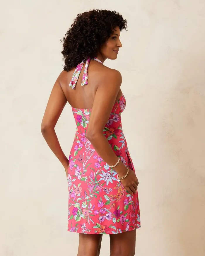 Tommy Bahama Summer Floral Halter Coverup Dress Coral Coast Women Dresses Tommy Bahama Summer Floral Halter Coverup Dress Coral Coast Women Dresses