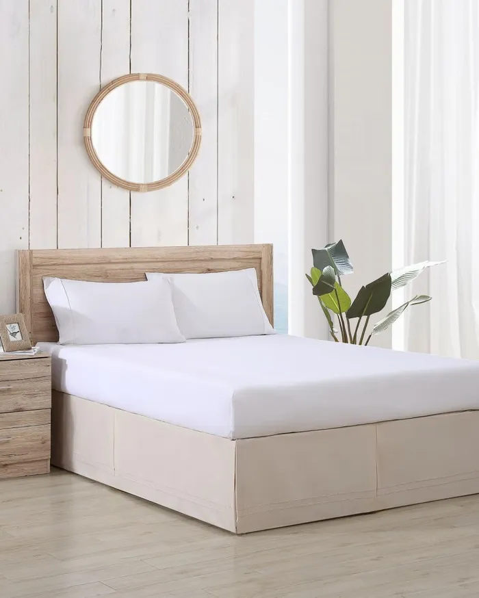 Tommy Bahama Tailored Queen Bed Skirt Beige Beach and Home Bedding
