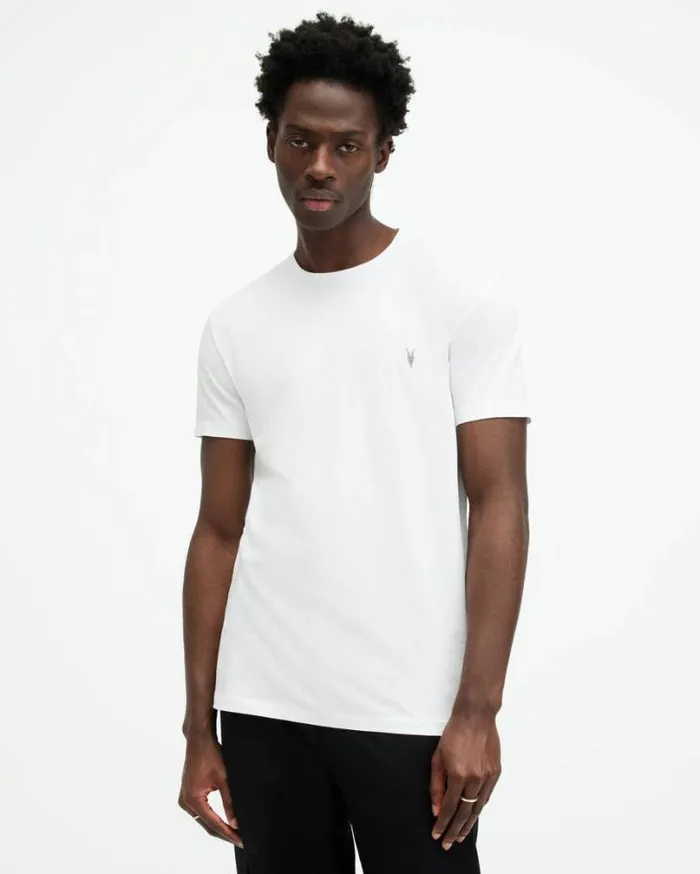 Tonic Crew Ramskull TShirts 3 Pack Opt Whtlilacblue Men AllSaints TShirts