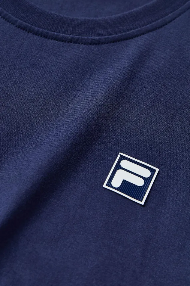 Tops and TShirts Women Fila Country Club Raquet Box Tee 400 Fila Navy Tops and TShirts Women Fila Country Club Raquet Box Tee 400 Fila Navy