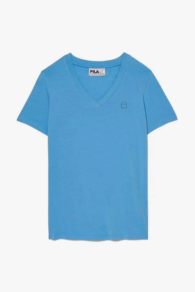 Tops and TShirts Women Fila Palm Springs Elevated Essentials VNeck Tee