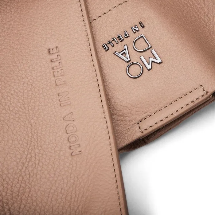 Tote Bags Women Moda In Pelle Indiana Bag Taupe Leather
